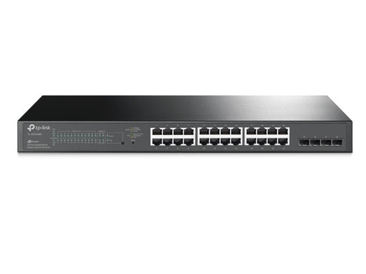 JetStream 28-Port Gigabit Smart Switch with 24-Port PoE+