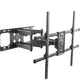 Heavy Duty Full-motion Super solid large TV Wall Mount for most 50-90 inch LED, LCD Curved & Flat panel TVs