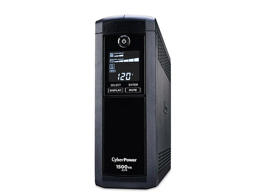 Cyberpower 1500VA 900W 12 Outlets 120V NEMA 5-15P with 6ft. cord, Data line protection for Telephone, Ethernet, Coaxia